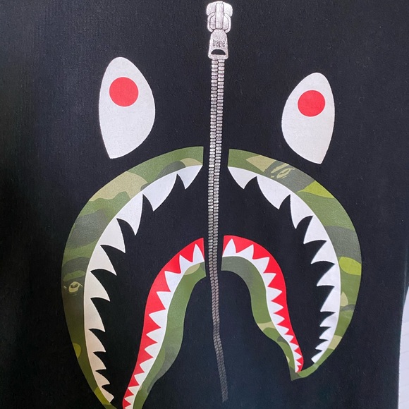 BAPE New York Gradation Camo Shark Silver Zip - Picture 6 of 8